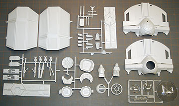 AMT/Ertl Darth Vader's Tie Fighter Kit Sprues