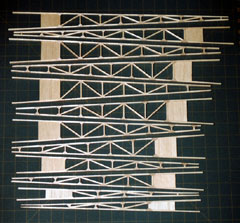 Thing!'s 6 pairs of truss-work spars.