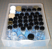 Small bottles are excellent for mixing small quantities of paints for plastic models or trim colors.