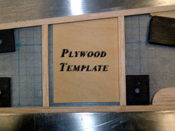 Make a template to ensure the uprights and diagonals will fit perfectly.