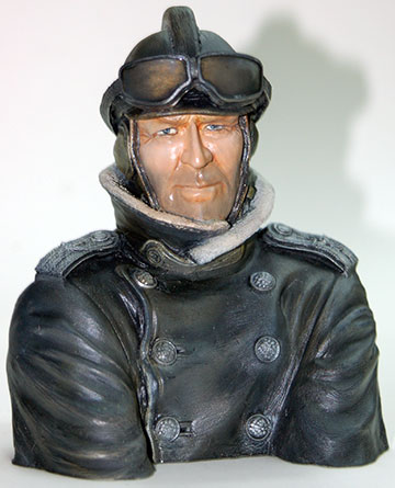 Completed Aces of Iron WWI German pilot bust