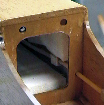 The foam rubber arranged in the fuel tank compartment.