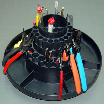 Spin-O-Tray Rotary Tray Tool Holder