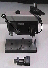A drill press greatly increases accuracy.  Microlux model shown.